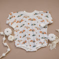Load image into Gallery viewer, Boho Bats Bamboo Bubble Romper