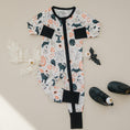 Load image into Gallery viewer, Boo Bash Halloween Bamboo Zippy Romper Pajamas *Newborn & 0-3 months only