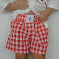 Load image into Gallery viewer, Child Boxer Shorts | Scarlet Gingham