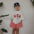 Load image into Gallery viewer, Child Boxer Shorts | Scarlet Gingham