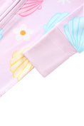 Load image into Gallery viewer, Posh TOT Pastel Seashell Bamboo Baby Convertible Zippy Romper