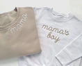 Load image into Gallery viewer, Custom Mommy and Mini Outfits | Neutral Sweatshirts With Neckline Embroidery