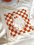 Load image into Gallery viewer, Checkered Ghost Crewneck Sweatshirt
