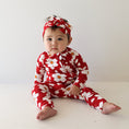 Load image into Gallery viewer, Bamboo Zip Pajamas | Cherry Blossoms