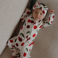 Load image into Gallery viewer, Bamboo Zip Pajamas | Cherry
