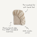 Load image into Gallery viewer, Extra Soft Muslin Crib Sheet