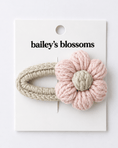 Load image into Gallery viewer, Crochet Daisy Clip - Pink