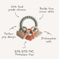 Load image into Gallery viewer, Dino Teething Ring