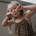 Load image into Gallery viewer, Child Muslin Sleeveless Dress | Leopard