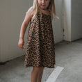 Load image into Gallery viewer, Child Muslin Sleeveless Dress | Leopard
