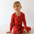 Load image into Gallery viewer, Bamboo Two Piece Pajamas | Fire Truck