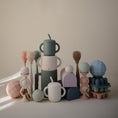 Load image into Gallery viewer, Silicone Training Cup + Straw