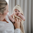 Load image into Gallery viewer, Organic Cotton Baby Hooded Towel