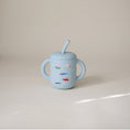 Load image into Gallery viewer, Silicone Training Cup + Straw