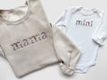 Load image into Gallery viewer, Floral Mama and Mini Matching Outfits | Embroidered Mommy and Me Sweatshirts