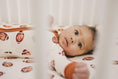 Load image into Gallery viewer, Football Print Bamboo Zippy Romper