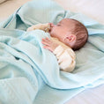 Load image into Gallery viewer, Mint Knit Blanket
