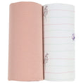 Load image into Gallery viewer, Flower and Pink 2 PK Swaddle Blanket