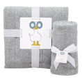 Load image into Gallery viewer, Mommy & Me Knit Blanket Set - Gray