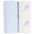 Load image into Gallery viewer, Blue Popsicle and Blue 2 Pack Swaddle Blanket