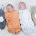 Load image into Gallery viewer, Triangles and Gray 2 PK Swaddle Blanket