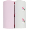 Load image into Gallery viewer, Watermelon Popsicle and Pink 2 PK Swaddle Blanket