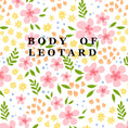 Load image into Gallery viewer, Pink and Yellow Floral Shortie Leotard