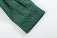 Load image into Gallery viewer, Green Corduroy Santa Dress Shirt