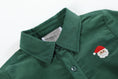 Load image into Gallery viewer, Green Corduroy Santa Dress Shirt