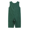 Load image into Gallery viewer, Green Corduroy Santa Smocked Longall