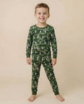 Load image into Gallery viewer, Bamboo Two Piece Set | Green Camo Bolts