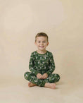 Load image into Gallery viewer, Bamboo Two Piece Set | Green Camo Bolts