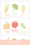 Load image into Gallery viewer, Vegetable Flashcards