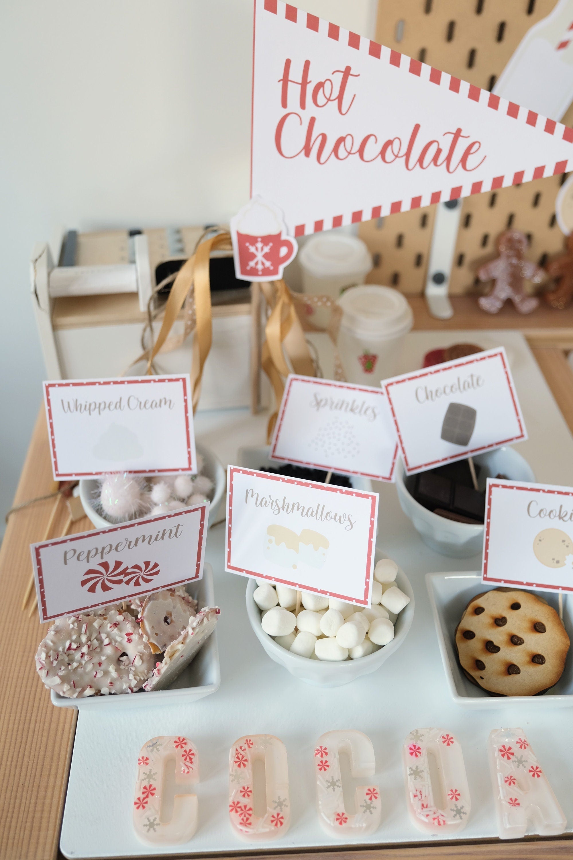 Hot Cocoa Dramatic Play Printables
