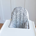 Load image into Gallery viewer, White & Black Dots IKEA Antilop Cushion Cover