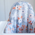 Load image into Gallery viewer, Gray Floral IKEA Antilop Cushion Cover