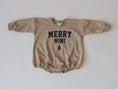 Load image into Gallery viewer, Merry Mini Christmas Sweatshirt Romper