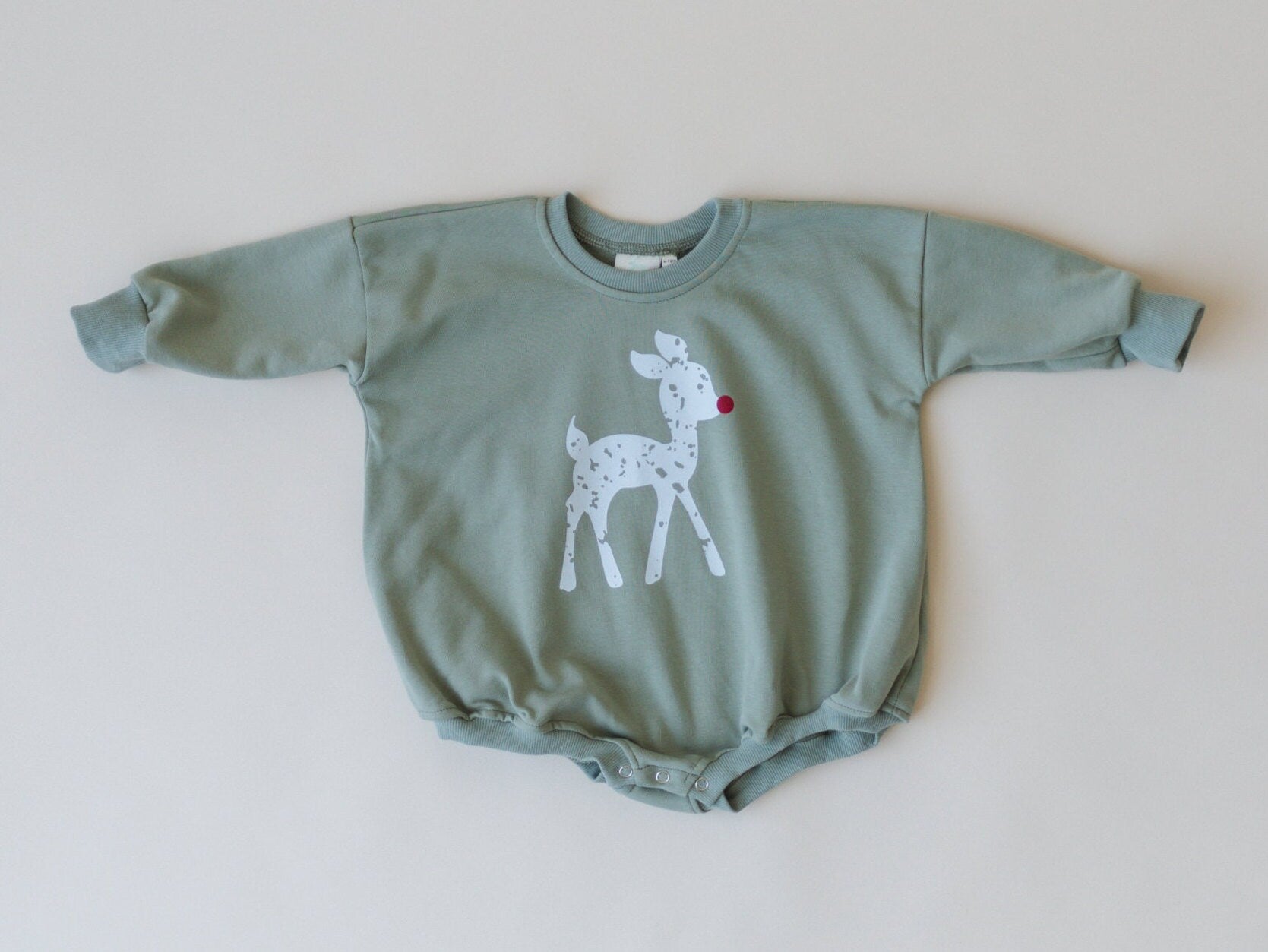 Rudolph Sweatshirt Romper