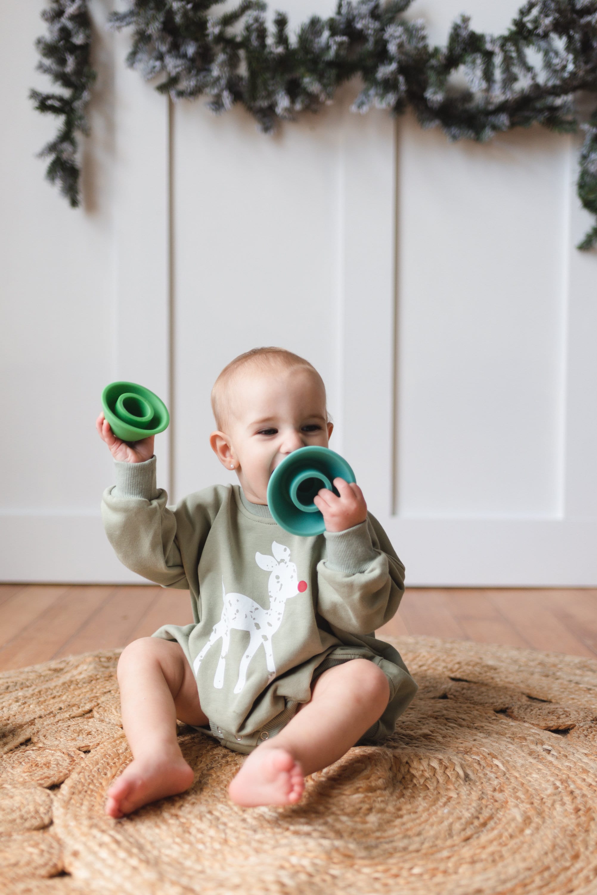 Rudolph Sweatshirt Romper