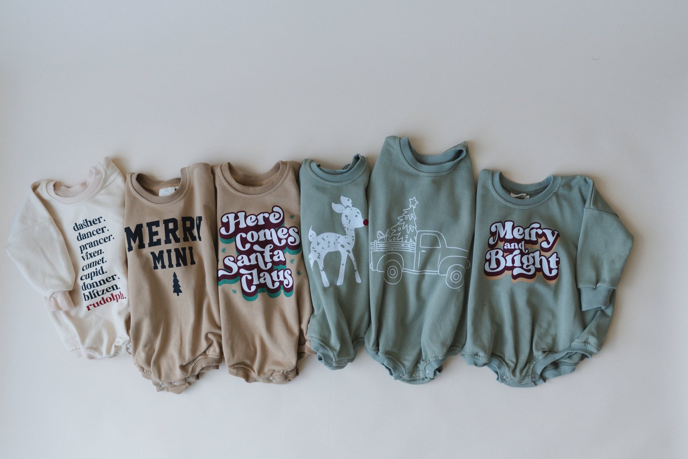Merry and Bright Sweatshirt Romper
