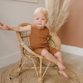 Load image into Gallery viewer, Organic Cotton Ribbed Sleeveless Romper