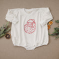 Load image into Gallery viewer, Vintage Santa Oversized Bamboo Sweatshirt Romper