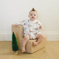 Load image into Gallery viewer, Christmas Tree-Rex Bamboo Bubble Romper