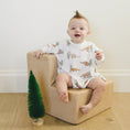 Load image into Gallery viewer, Christmas Tree-Rex Bamboo Bubble Romper