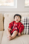 Load image into Gallery viewer, Hey Santa Sweatshirt Romper