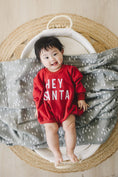 Load image into Gallery viewer, Hey Santa Sweatshirt Romper