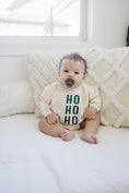 Load image into Gallery viewer, HO HO HO Christmas Sweatshirt Romper