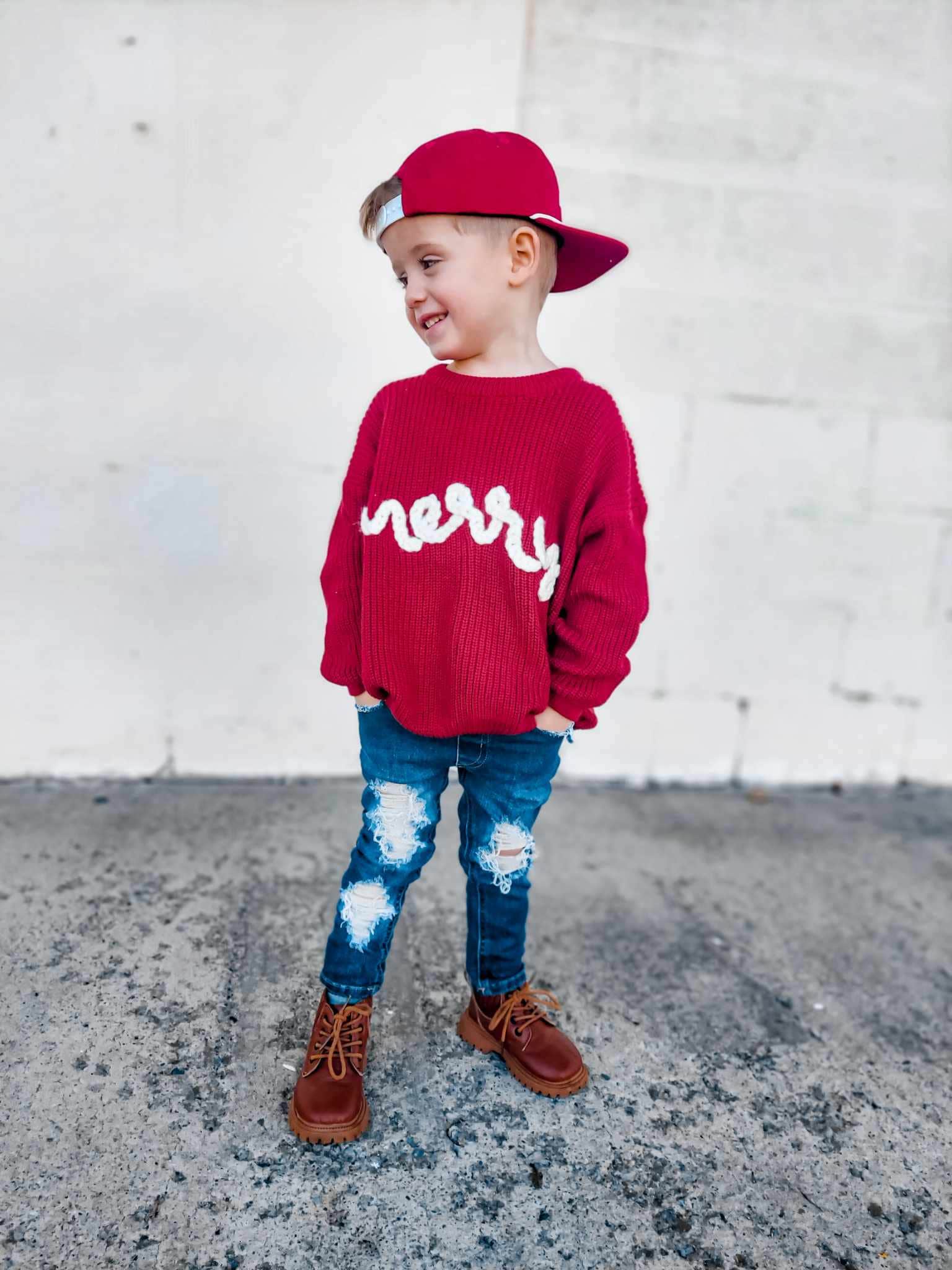 Merry Hand Embroidered Sweater