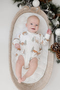 Load image into Gallery viewer, Christmas Tree-Rex Bamboo Bubble Romper