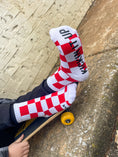 Load image into Gallery viewer, Red + White Checker
